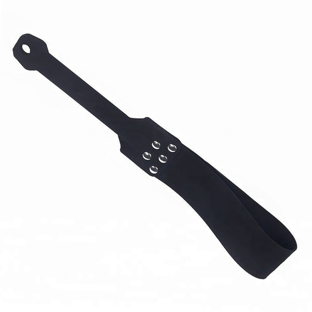 Love in Leather Studded Soft Silicone Paddle