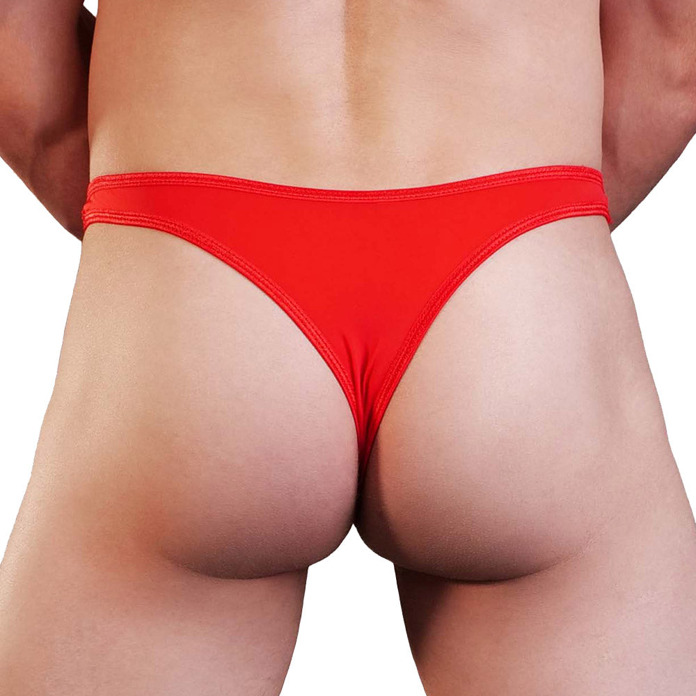 Love in Leather Lycra Thong