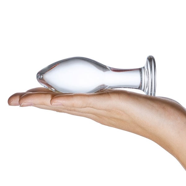 Glas 4-inch Classic Glass Butt Plug