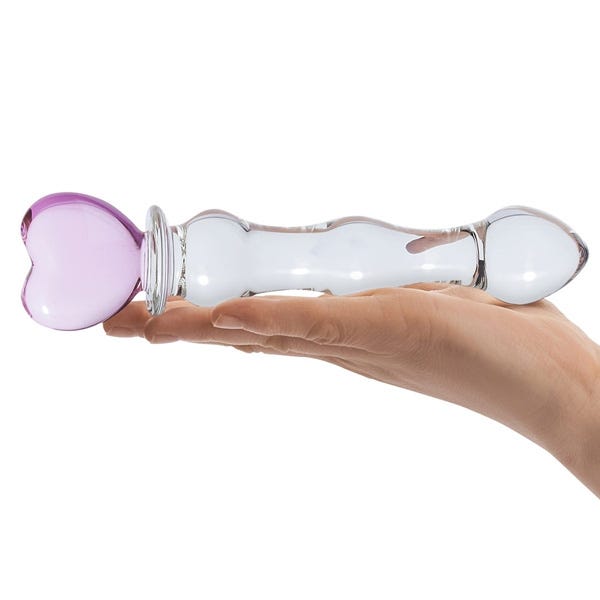 Glas 8-inch Sweetheart Glass Dildo