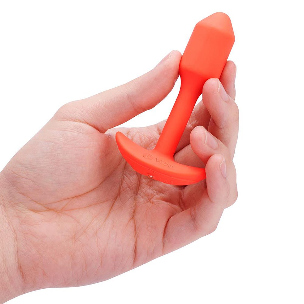 b-Vibe Snug Plug 1 Small Weighted & Vibrating Silicone Butt Plug