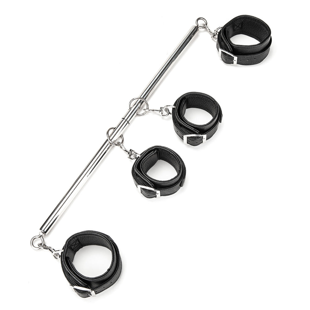 Lux Fetish 4 Cuff Expandable Spreader Bar Set
