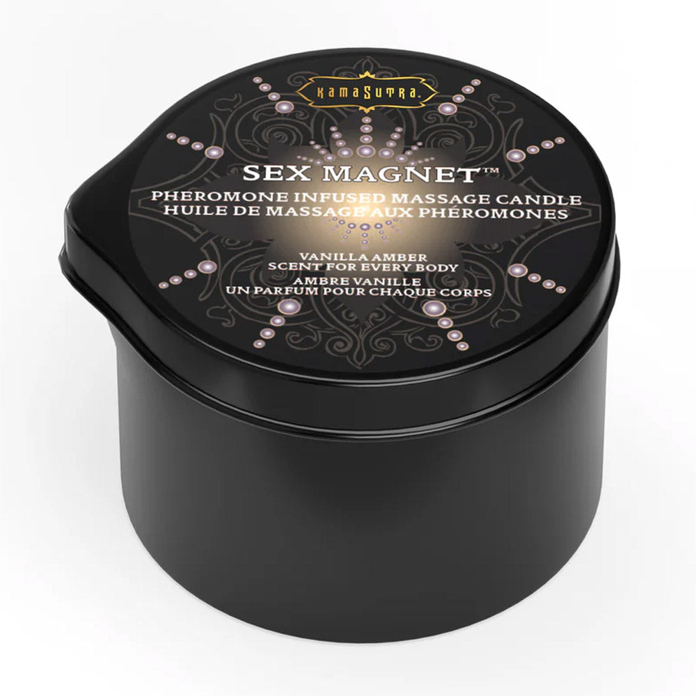 Kama Sutra Sex Magnet Pheromone Massage Candle - Vanilla Amber