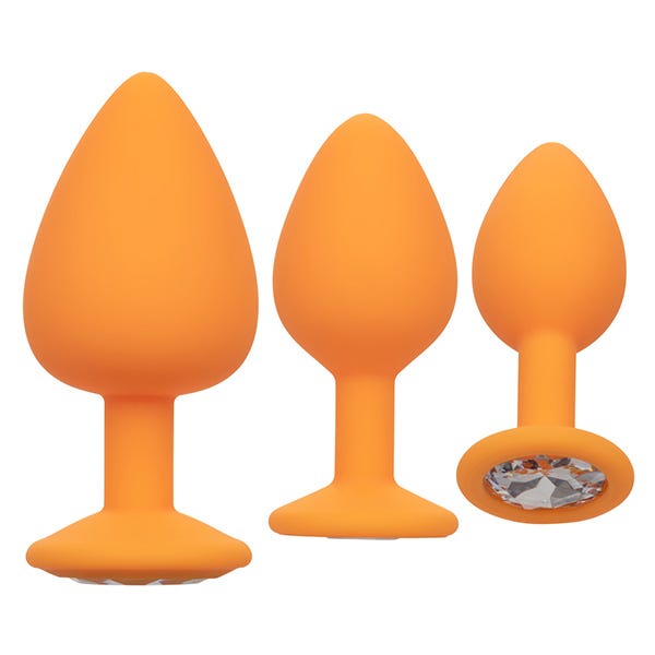 Cheeky Gem Detailed Butt Plug Set