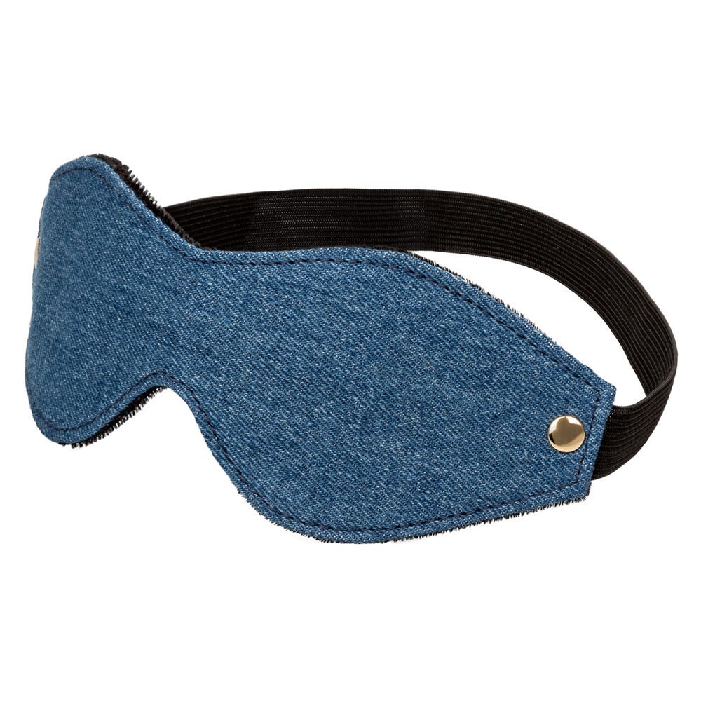 CalExotics Ride 'Em Premium Denim Collection Eye Mask