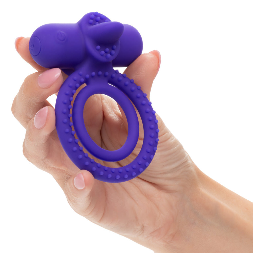 Silicone Rechargeable Dual Climaxer Ring