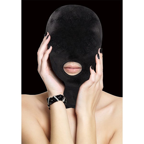 Ouch Velvet Velcro Mask With Opening