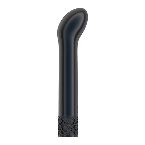 Royal Gems Jewel Rechargeable G-Spot Vibrator - Gunmetal