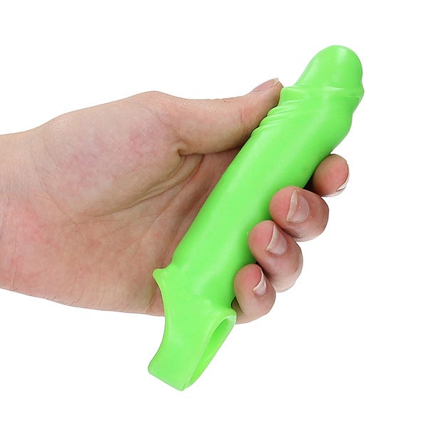 Ouch! Glow In the Dark Smooth Stretchy Penis Sleeve