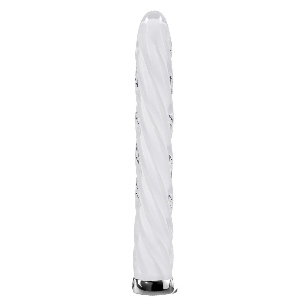 Playboy Pleasure Twist of Fate Glass Vibrator