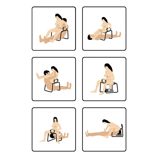 LoveBotz Bangin' Bench EZ-Ride Stool with Handles