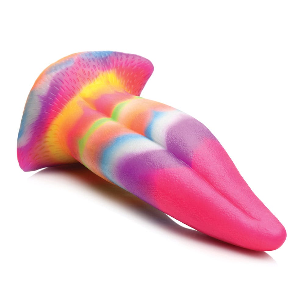Creature Cocks Unicorn Tongue Glow In The Dark Silicone Dildo