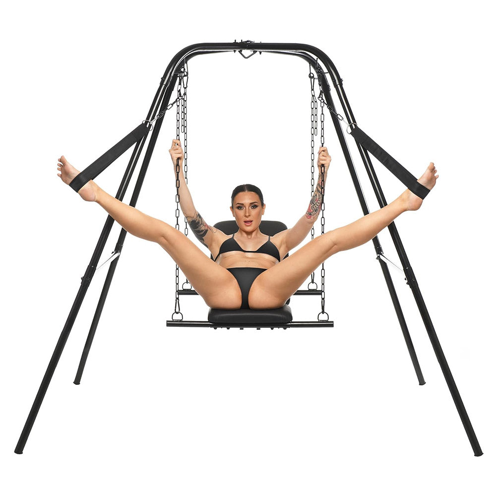 Master Series Throne Adjustable Sex Sling with Stand
