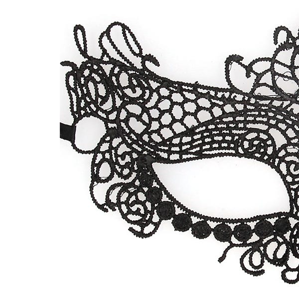 Ouch! Queen Black Lace Mask