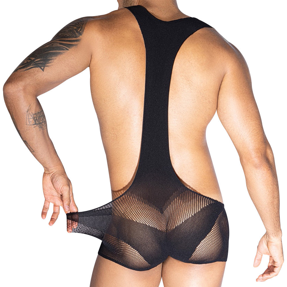 Love In Leather One Piece Body Stocking