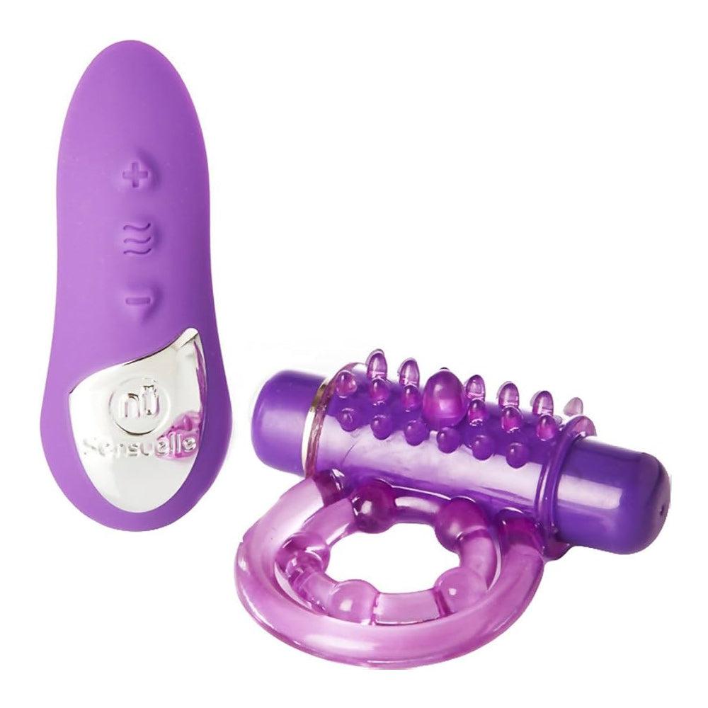NU Sensuelle 15 Function Remote Control Bullet Cock Ring