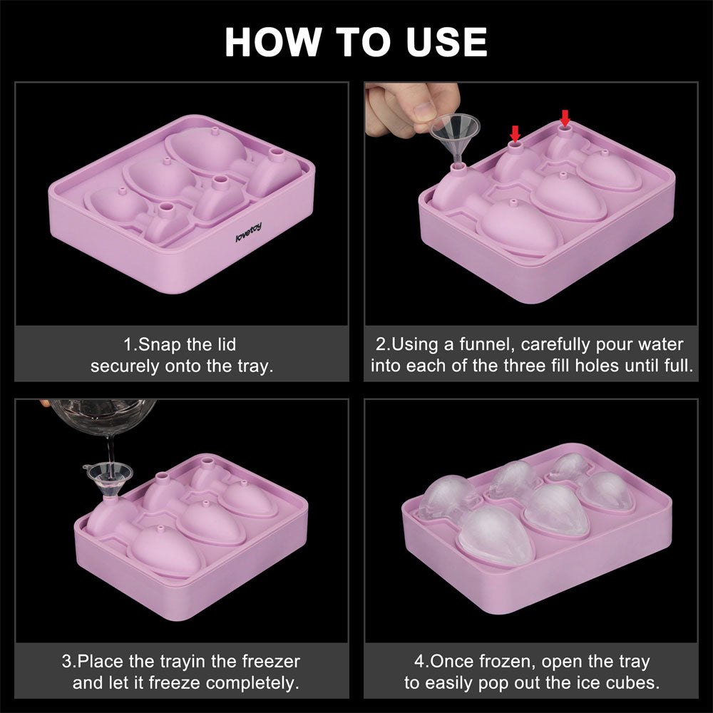 Lovetoy Butt Plug Silicone Ice Tray