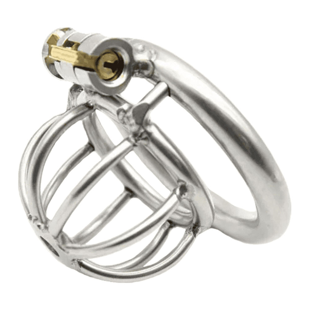 Love In Leather Short Chastity Cage 40mm