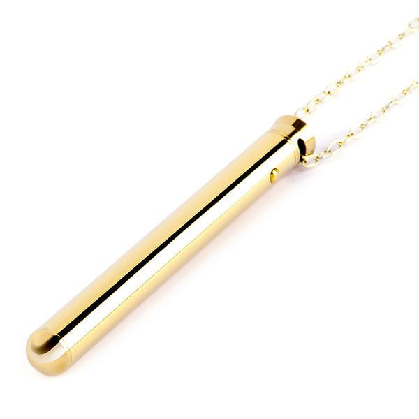 Le Wand Chrome Pendant Necklace Vibrator - Gold