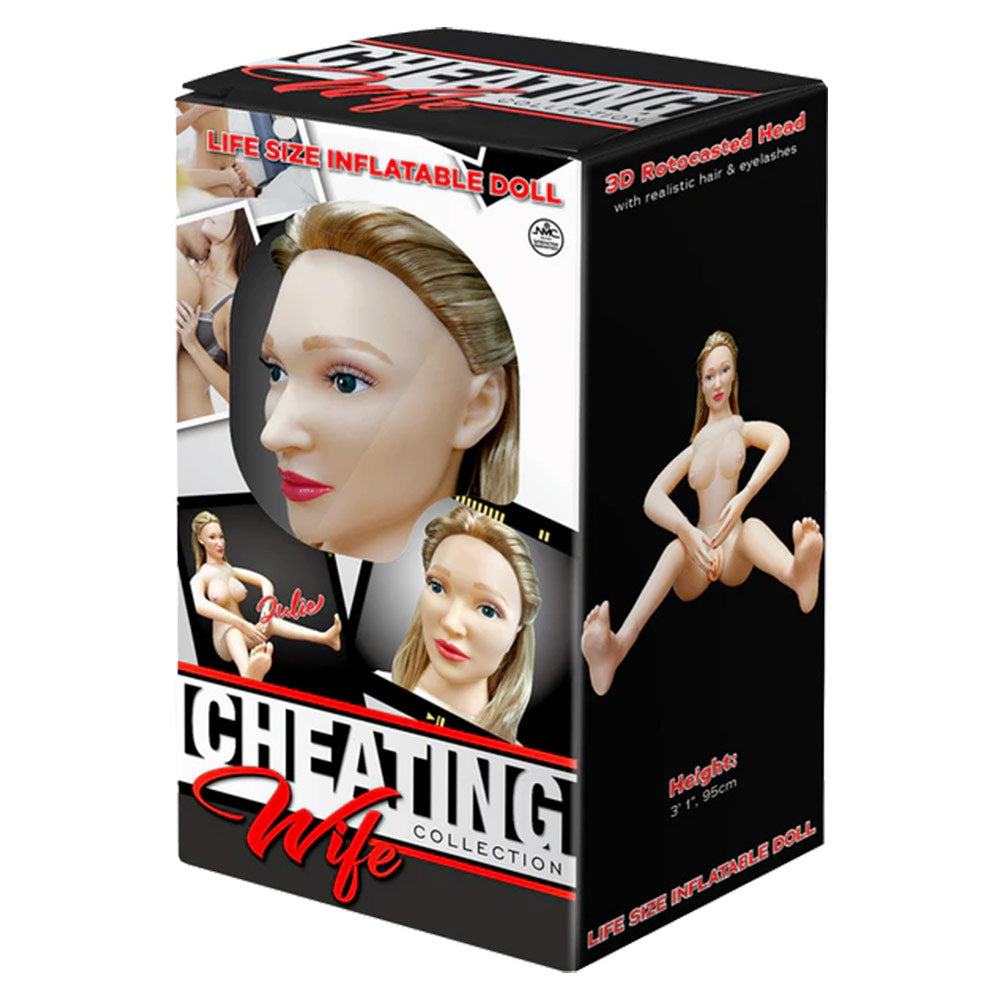 Excellent Power Julie Cheating Wife Life Size Inflatable Sex Doll