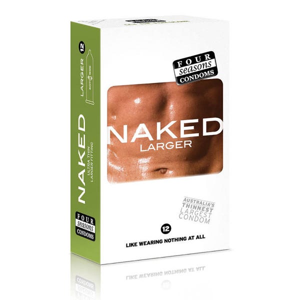 Four Seasons Naked Larger Condoms (12pack)