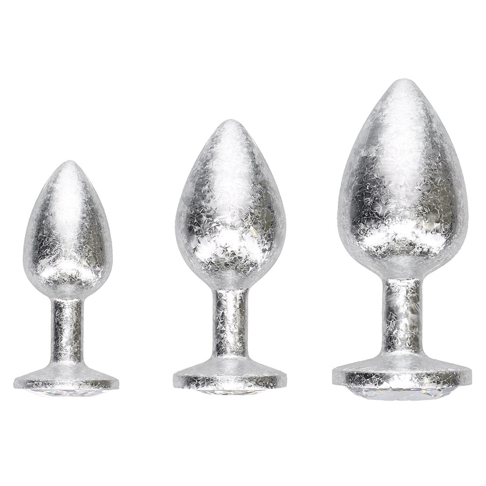 Shots Ouch! New York Collection Metal Anal Plug Set