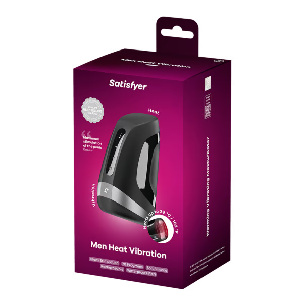 Satisfyer Heat Vibration Waterproof Vibrating Stroker