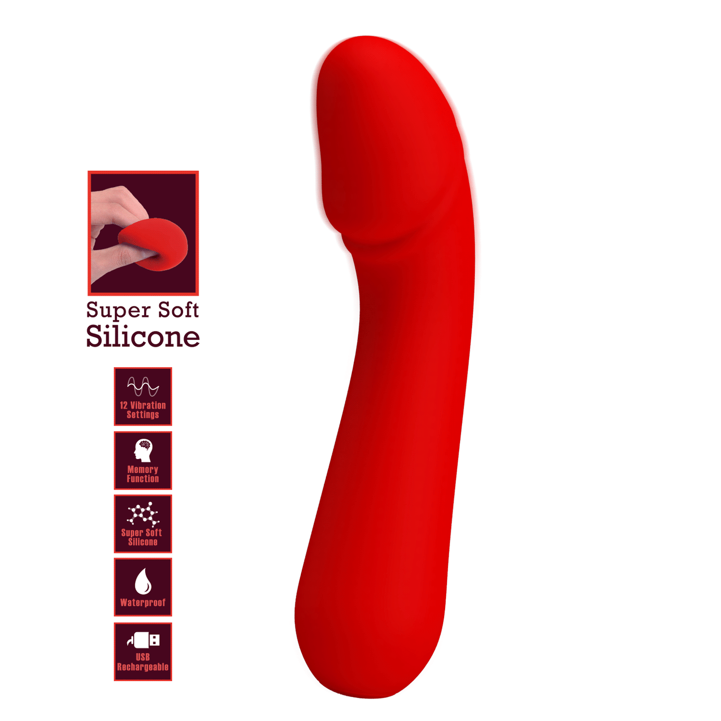 Pretty Love Cetus Super Soft G-Spot Vibrator