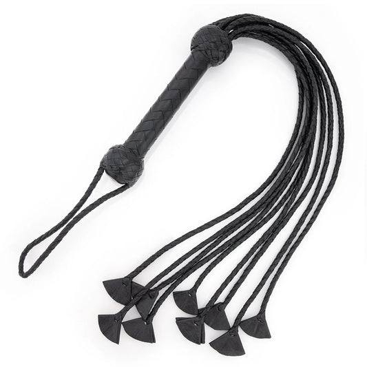 Triune Cat-O-Nine Tails Leather Flogger
