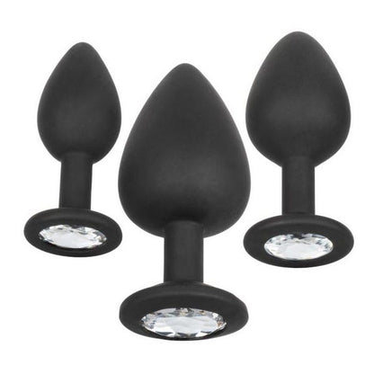 CalExotics Silicone Gem Anal Butt Plug Kit