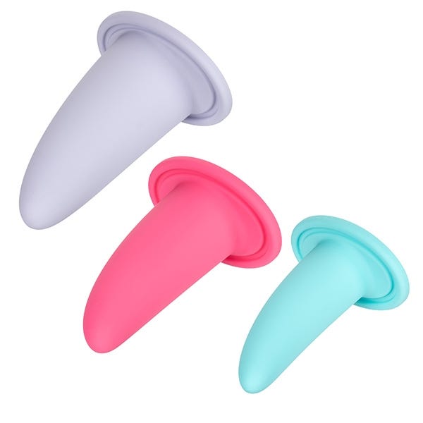 CalExotics She-Ology Advanced 3 Piece Wearable Vaginal Dilator Set