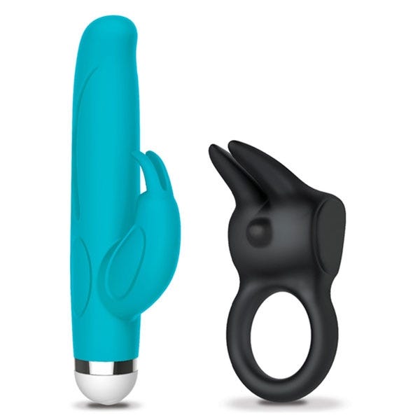 Mini Rabbit and Love Ring Vibrating Couple's Set