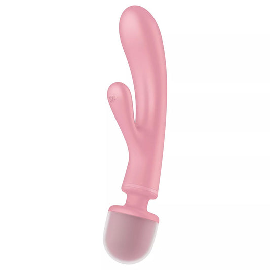 Satisfyer Triple Lover Rabbit Vibrator and Massage Wand