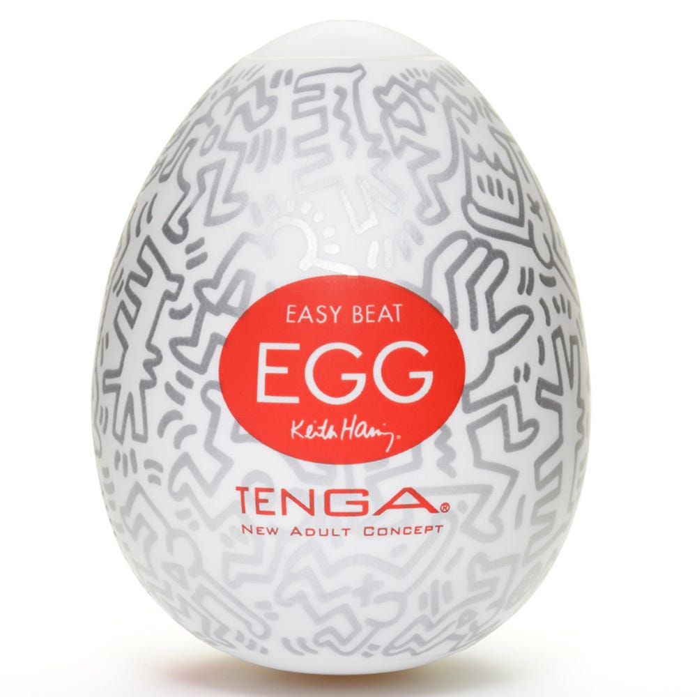Tenga Easy Beat Egg Keith Haring Stroker