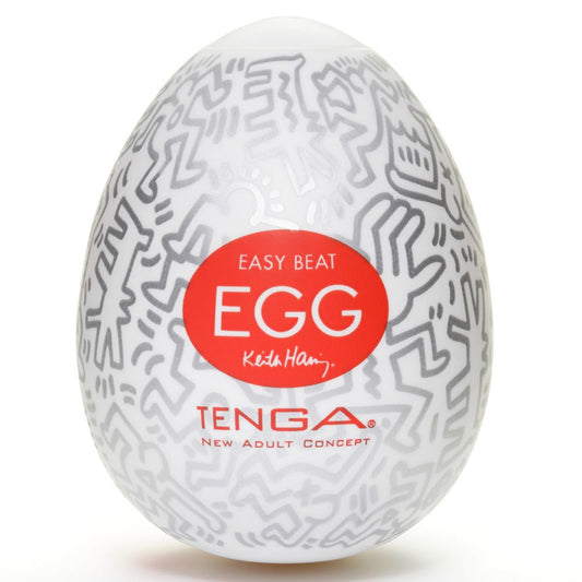 Tenga Easy Beat Egg Keith Haring Stroker