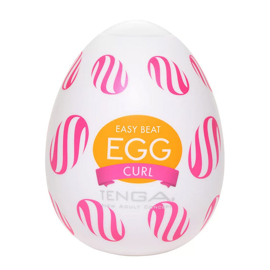 Tenga Easy Ona-Cap Egg Stroker - Curl