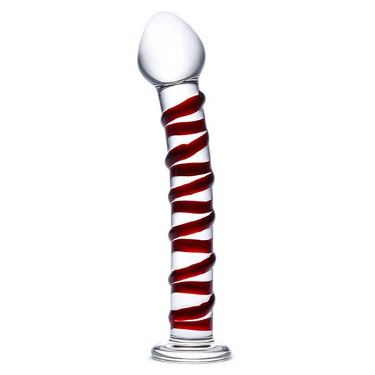 Glas 8-inch Mr Swirly Glass Dildo