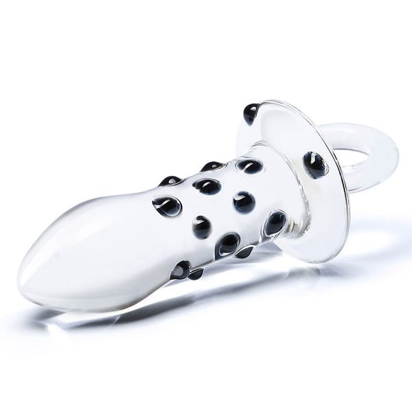 Glas 5-inch Pacifier Glass Butt Plug