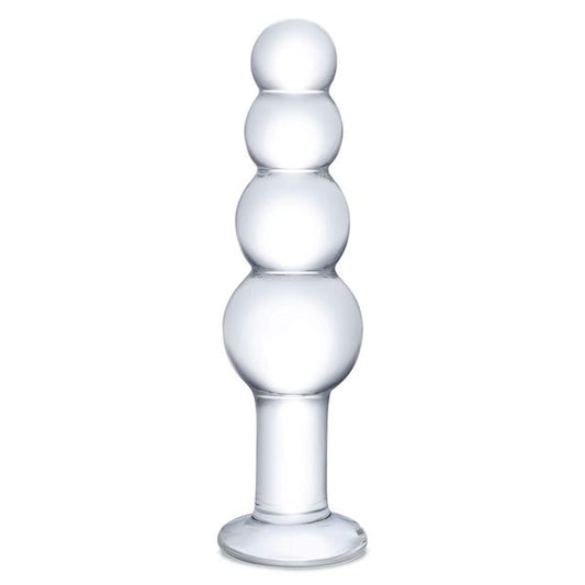 Glas 7.25-inch Beaded Butt Plug