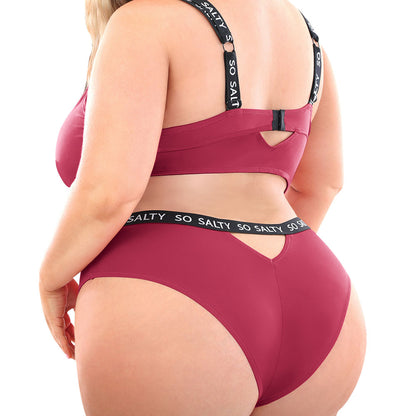 Fantasy Lingerie Vibe So Salty Queen Size Longline Bra & Cheeky Panty Set
