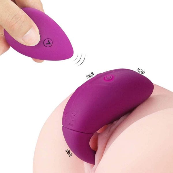 Lovetoy O-Sensual Double Rush Remote Controlled Curved Vibrator
