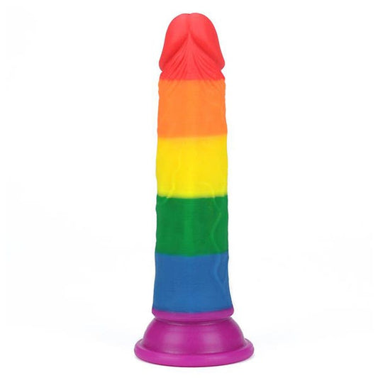 Lovetoy 7-Inch Prider Rainbow Dildo