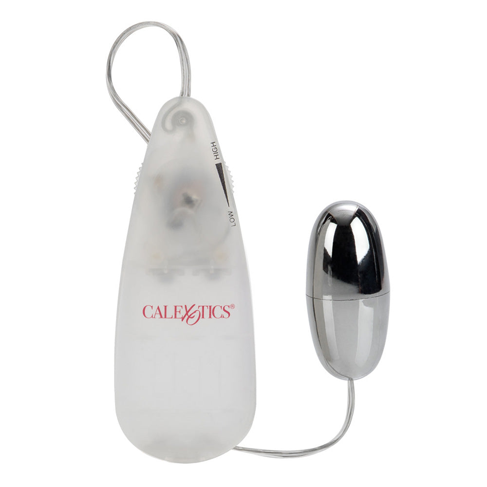 CalExotics Pocket Exotics Vibrating Silver Bullet Egg Vibrator