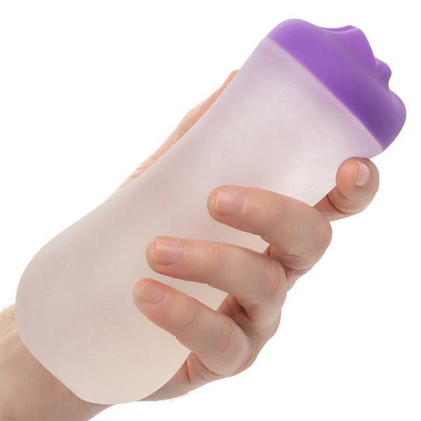 The Gripper Deep Throat Grip Dual Density Two-Tone Stroker