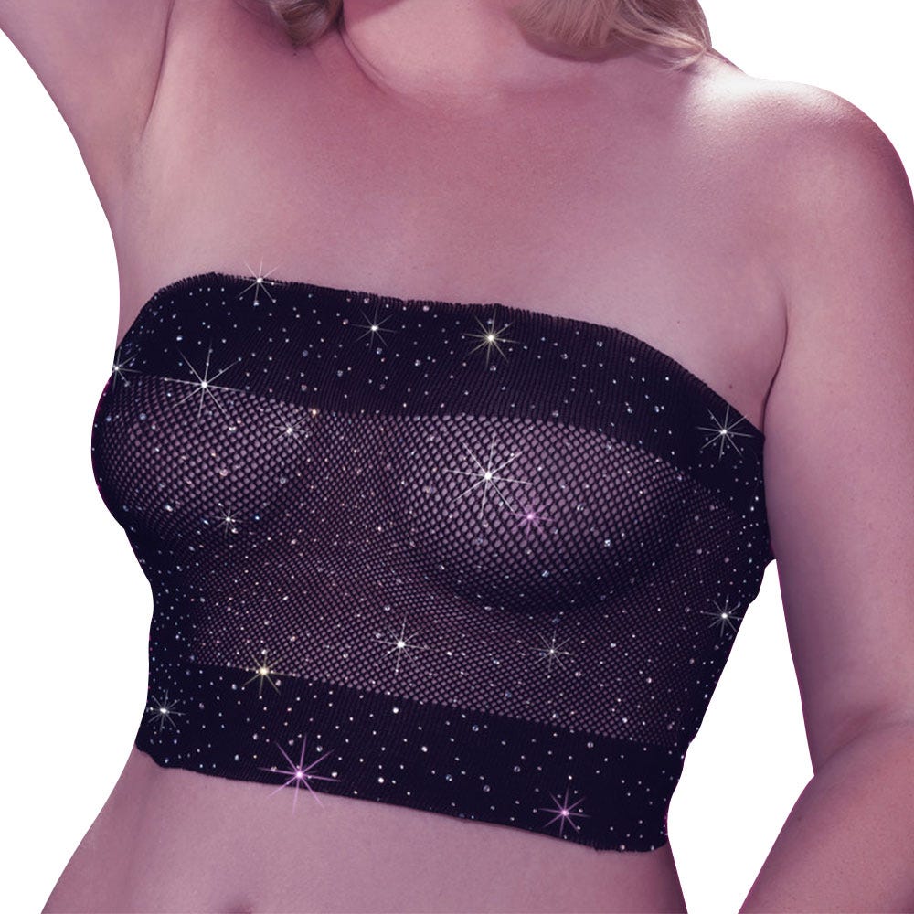 CalExotics Radiance Bandeau Top with Rhinestones