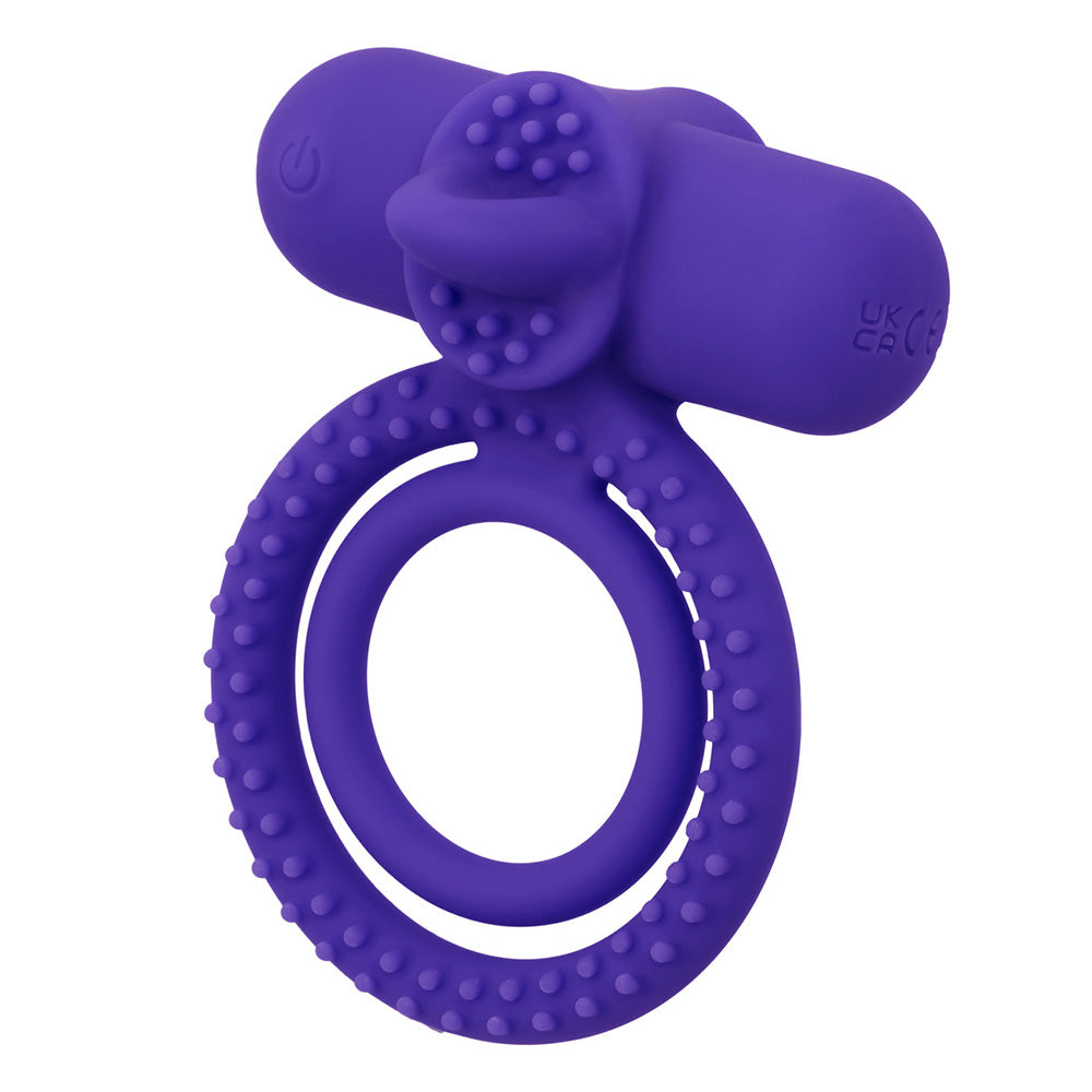 Silicone Rechargeable Dual Climaxer Ring