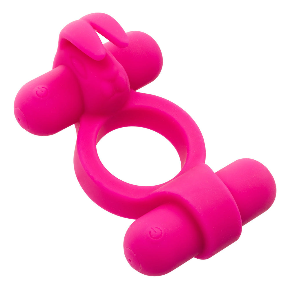 CalExotics Silicone Rechargeable Rockin Rabbit Cock Ring