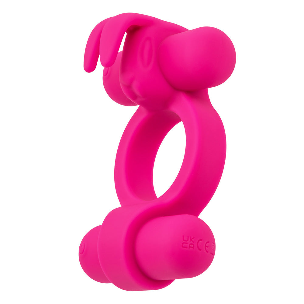 CalExotics Silicone Rechargeable Rockin Rabbit Cock Ring
