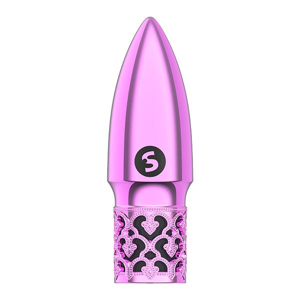 Royal Gems Glitter Rechargeable Bullet Vibrator - Pink