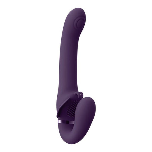 Vive Satu Pulse Wave Vibrating Strapless Strap-on Dildo